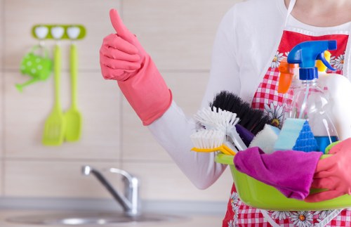 Window cleaner working in Catford with access-aware equipment